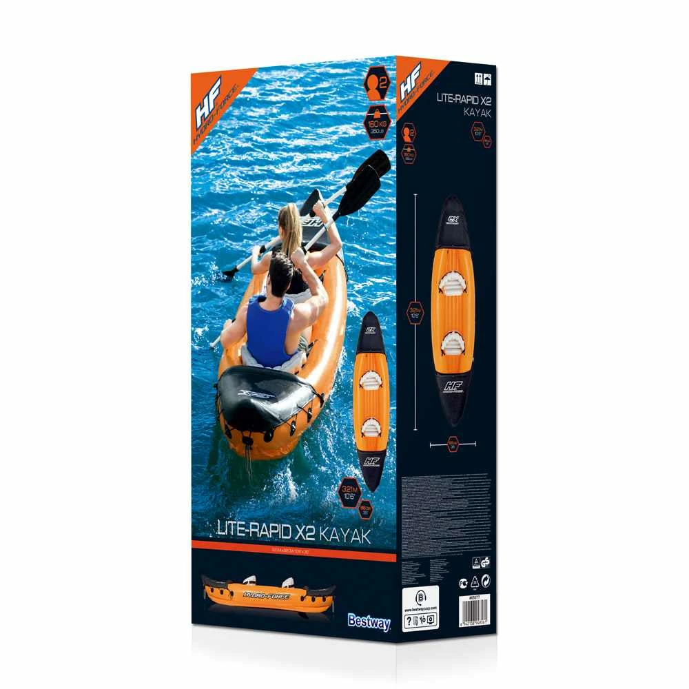 Bestway Hydro-Force Lite-Rapid X2 Kayak OUTDOOR LIVING