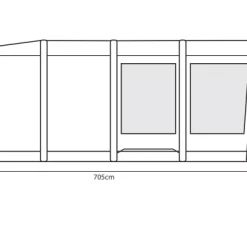 TENTSTENTS Outdoor Revolution Camp Star 600 Air Tent Bundle