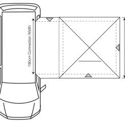 Drive Away Awnings Outdoor Revolution Cayman Classic Low/Mid MK2 Drive Away Awning (F/G)