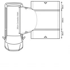 Outdoor Revolution Cayman Combo Low Air Drive-away Awning 2021 Model