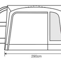 Drive Away Awnings Outdoor Revolution Cayman Cona Air Drive Away Awning