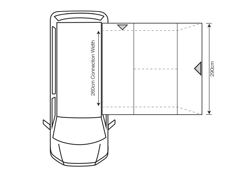 Outdoor Revolution Cayman Cona F/G Drive Away Awning Drive Away Awnings