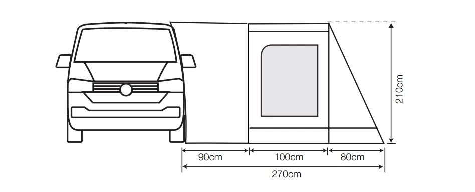 Outdoor Revolution Cayman Cona F/G Drive Away Awning Drive Away Awnings