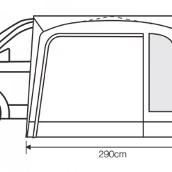 Outdoor Revolution Cayman Cona F/G Drive Away Awning Drive Away Awnings