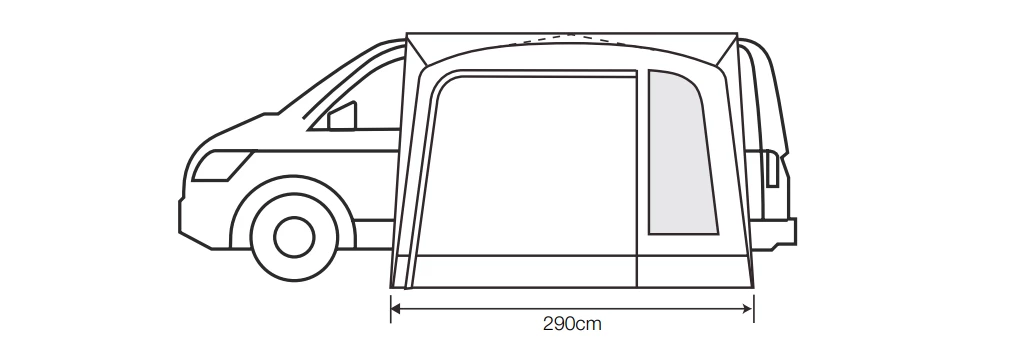 Outdoor Revolution Cayman Cona F/G Drive Away Awning Drive Away Awnings