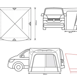 Outdoor Revolution Cayman High (F/G) Drive Away Awning Drive Away Awnings