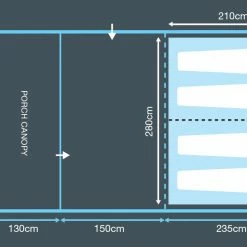 Outdoor Revolution Cruiz 4.0 With Snug Rug And Footprint Inflatable Tent