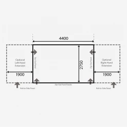 Dometic Club AIR Pro 440 S Awning 2022 CARAVAN AWNINGS