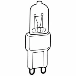 240V 25W G9 Base Halogen Bulb - W4 CARAVAN & MOTORHOME