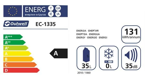 Outwell Ecocool Black 24L 12V Coolbox
