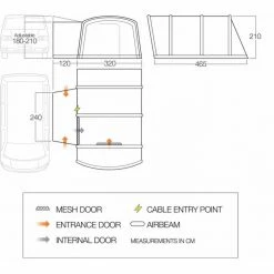 Vango Galli III Low Air Drive Away Awning