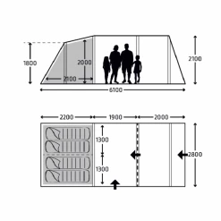 Kampa Tents Kampa Hayling 4 Air Tent