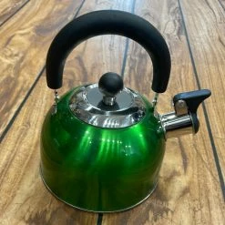 P.L.S Compact Whistling Kettle 1.6L Green COOKING