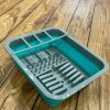 P.L.S Collapsible Dish Rack With Drainer COOKING