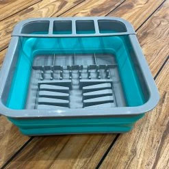 P.L.S Collapsible Dish Rack With Drainer COOKING
