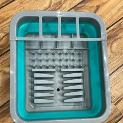 P.L.S Collapsible Dish Rack With Drainer COOKING