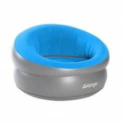 Vango Inflatable Donut Flocked Chair - Blue FURNITURE