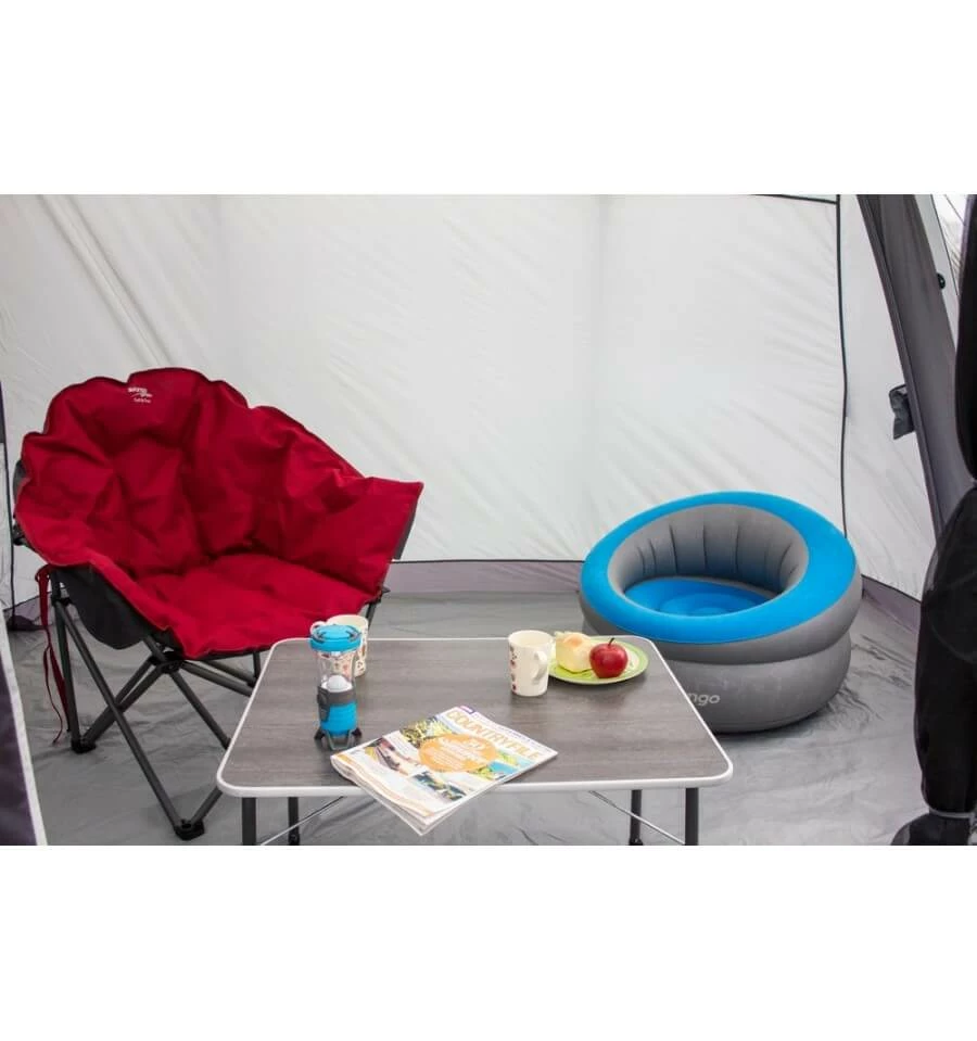 Vango Inflatable Donut Flocked Chair - Blue FURNITURE