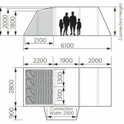 Kampa Touring Air VW Drive Away Awning (LH)