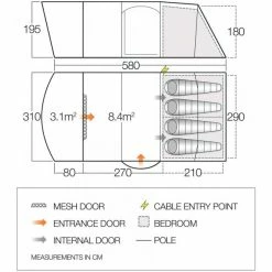 Vango Langley 400 XL Tent TENTSTENTS