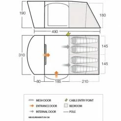 TENTSTENTS Vango Langley II 400 Tent (2021)
