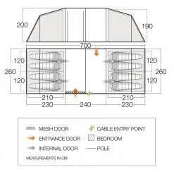 TENTSTENTS Vango Longleat II 800XL