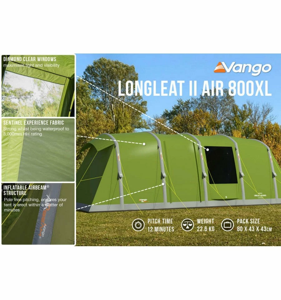 Vango Longleat II Air 800XL (2022)