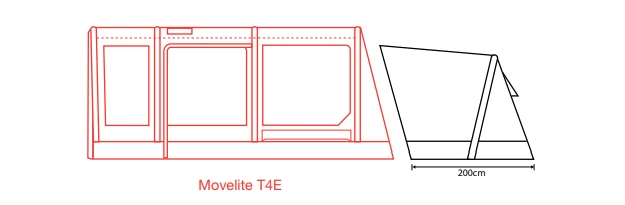 Outdoor Revolution Movelite PC Annexe 2022 Drive Away Awnings