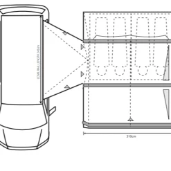Drive Away Awnings Outdoor Revolution Movelite T3E Low Drive Away Awning