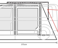 Drive Away Awnings Outdoor Revolution Movelite T3E Low Drive Away Awning