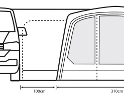Drive Away Awnings Outdoor Revolution Movelite T3E Low Drive Away Awning