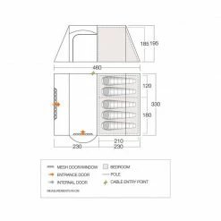 Vango Osiris 500 Poled Tent TENTSTENTS