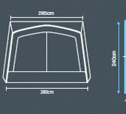 Drive Away Awnings Outdoor Revolution Sportline Canopi Lowline