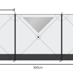 Outdoor Revolution Pronto Compact 3 Windbreak