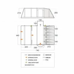 Vango Rome II 650XL Airbeam Tent (2022)