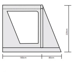 Outdoor Revolution O-zone Safari Front Porch Extension