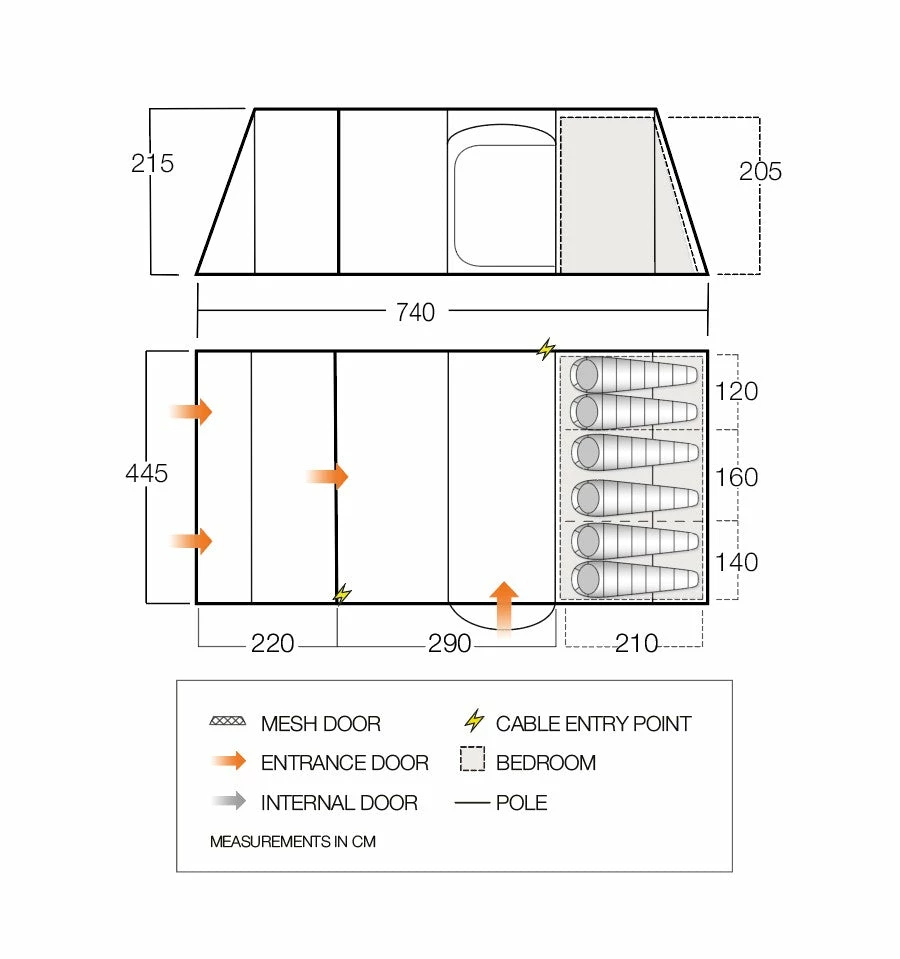Vango Somerton 650XL Tent Package Deal (2021)