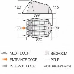 Vango Soul 300 - Guard Red