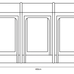 Outdoor Revolution Sportlite Air 400 Caravan Awning CARAVAN AWNINGS