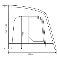 Outdoor Revolution Sportlite Air 400 Caravan Awning CARAVAN AWNINGS