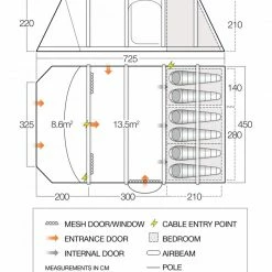 Vango Taiga 600 XL Airbeam Tent Package (2019) TENTSTENTS