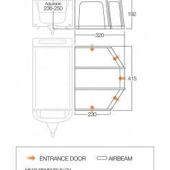 CARAVAN AWNINGS Vango Tuscany 420 Air Awning