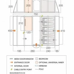 TENTSTENTS Vango Valencia 600xl Airbeam Tent Package (2019)
